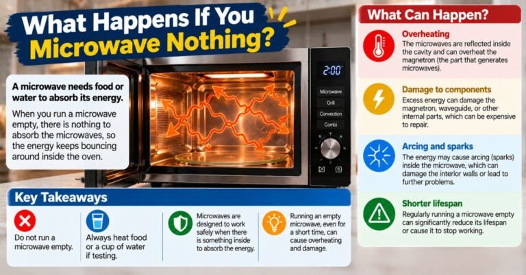 what happens if you microwave nothing